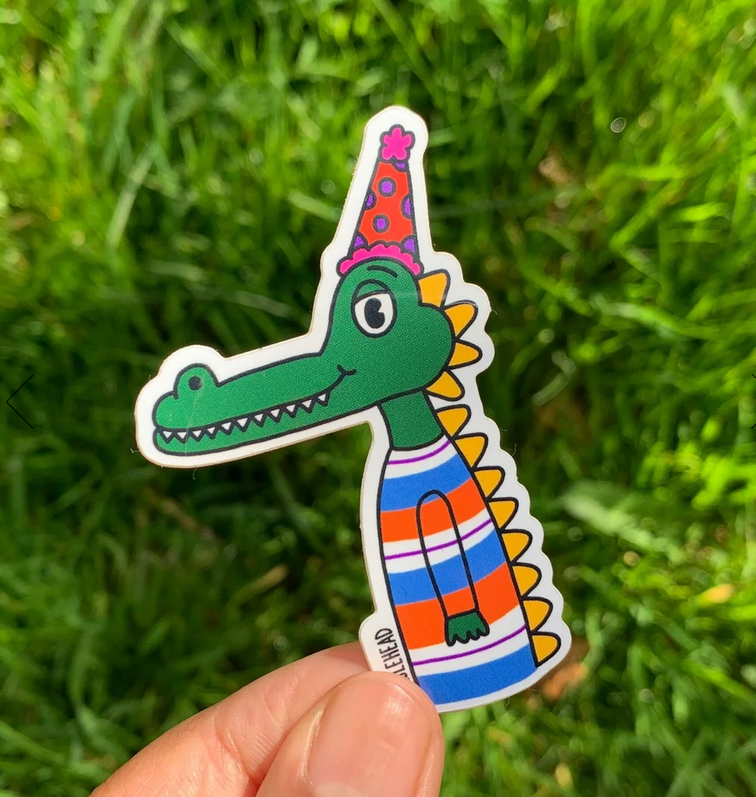 Party Croc Sticker