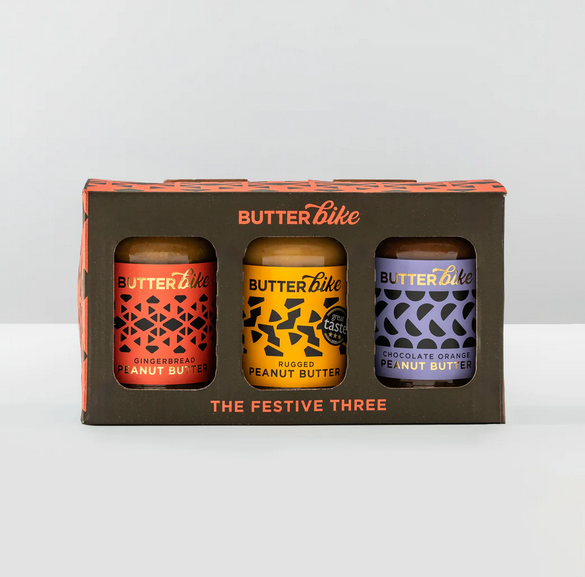Festive Peanut Butter Gift Trio