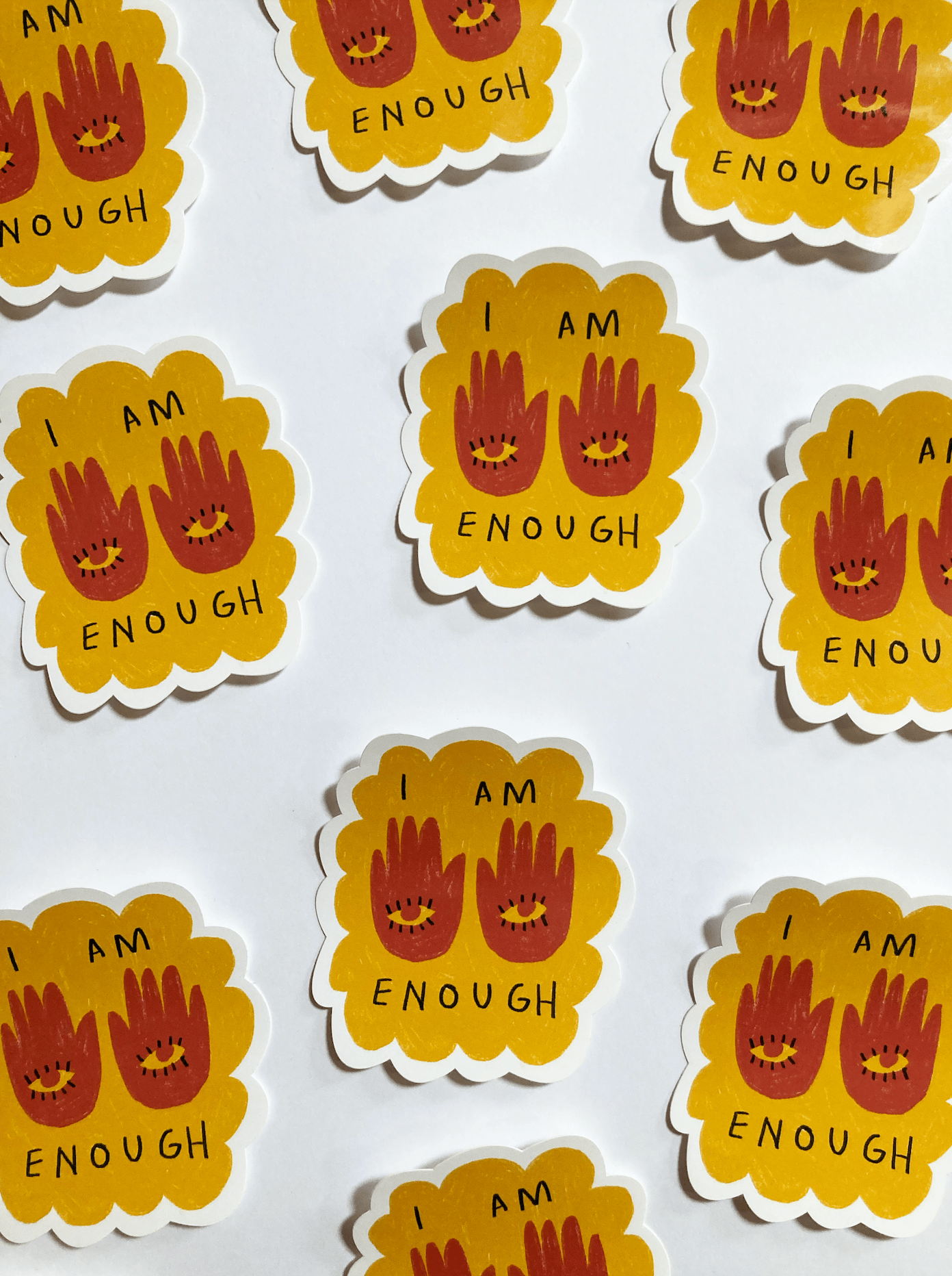 I Am Enough Stickers