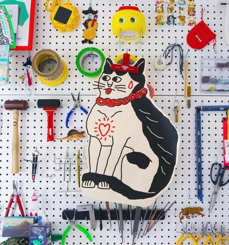 Cat Sticker/ Paste Up Style