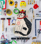 Cat Sticker/ Paste Up Style