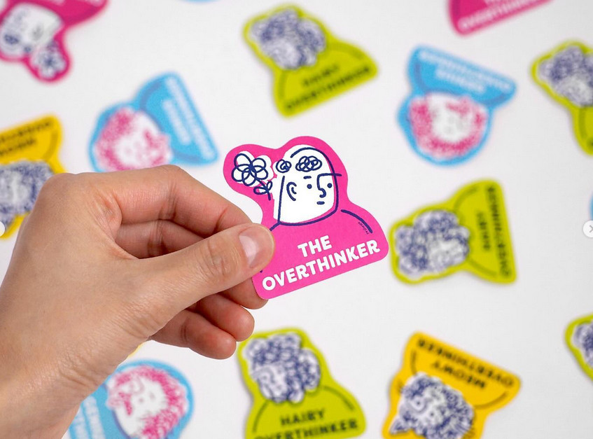The Overthinker Sticker