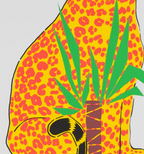 Porcelain Leopard & Yucca [LAST ONE]