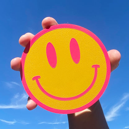 SMILEY in Pink & Yellow