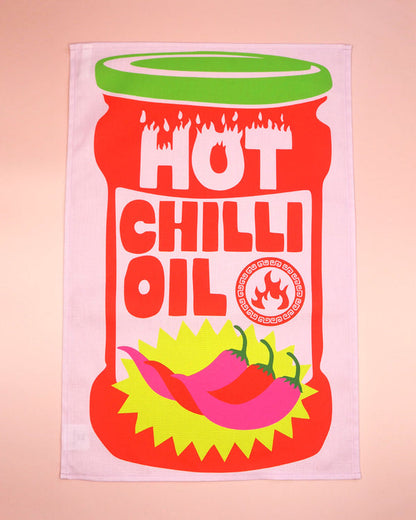 Hot Chilli Oil Tea Towel