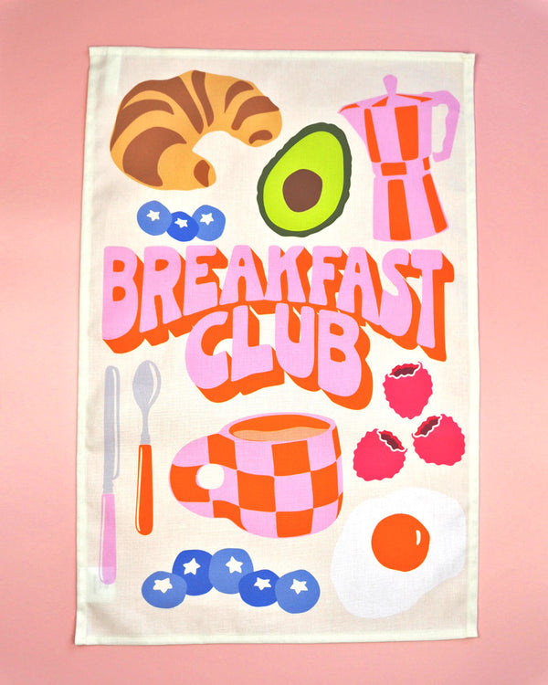 Breakfast Club Tea Towel