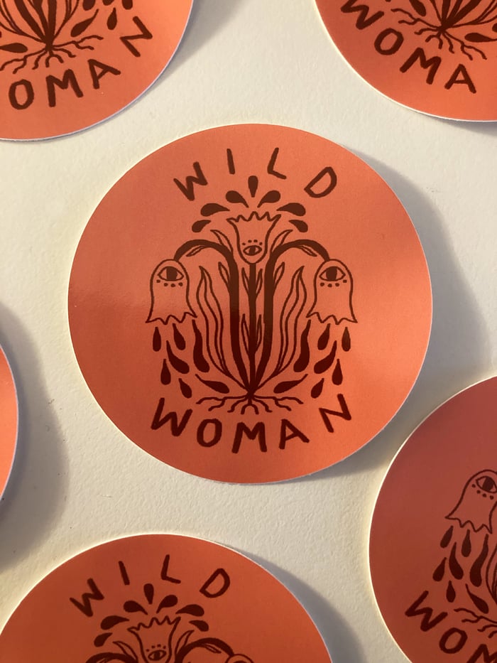 Wild Woman Stickers