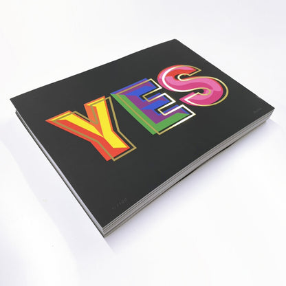 RAINBOW YES (Gold foil). 2023