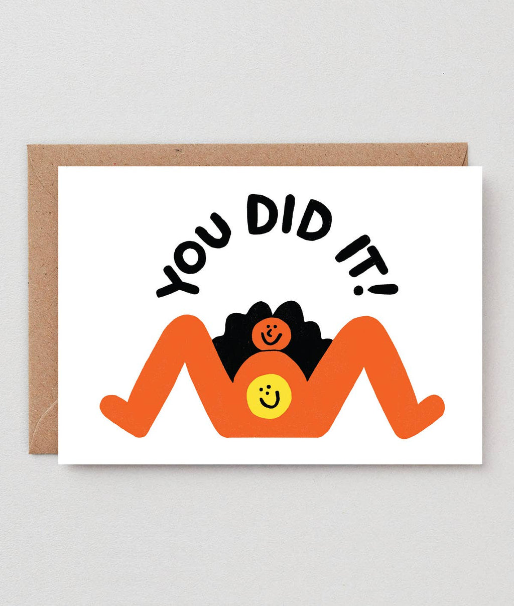 You Did It! New Baby Greetings Card