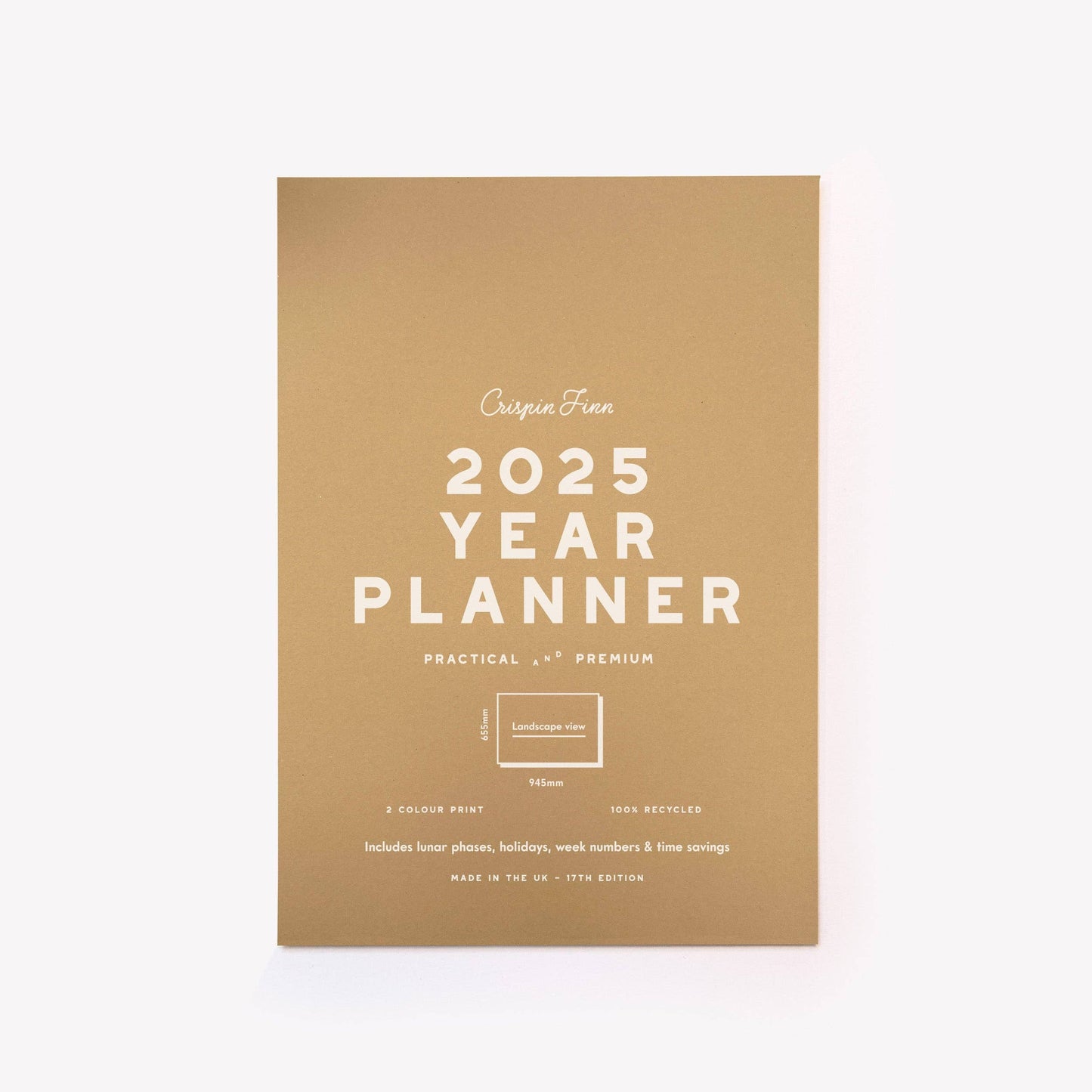 2025 Year Planner - Landscape View