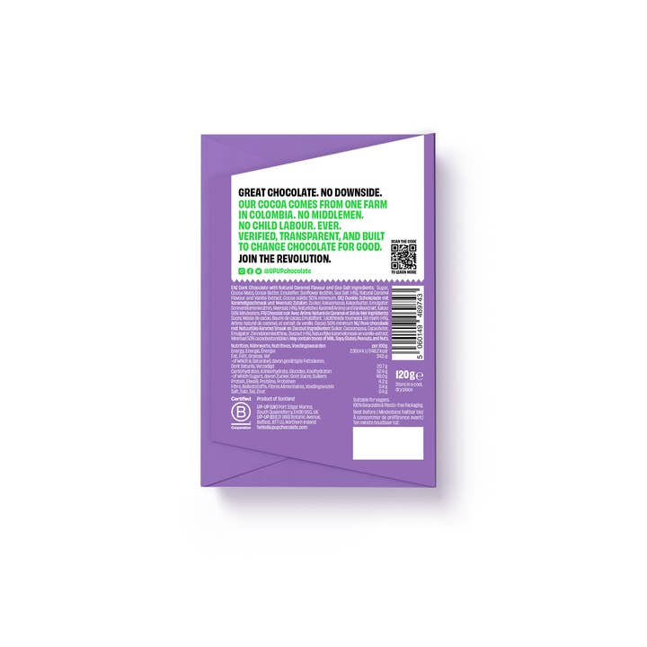 Dark Caramel Chocolate Bar