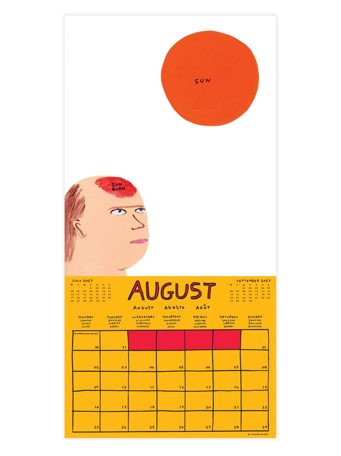 Official and Exclusive David Shrigley 2027 Calendar - PRE-ORDER