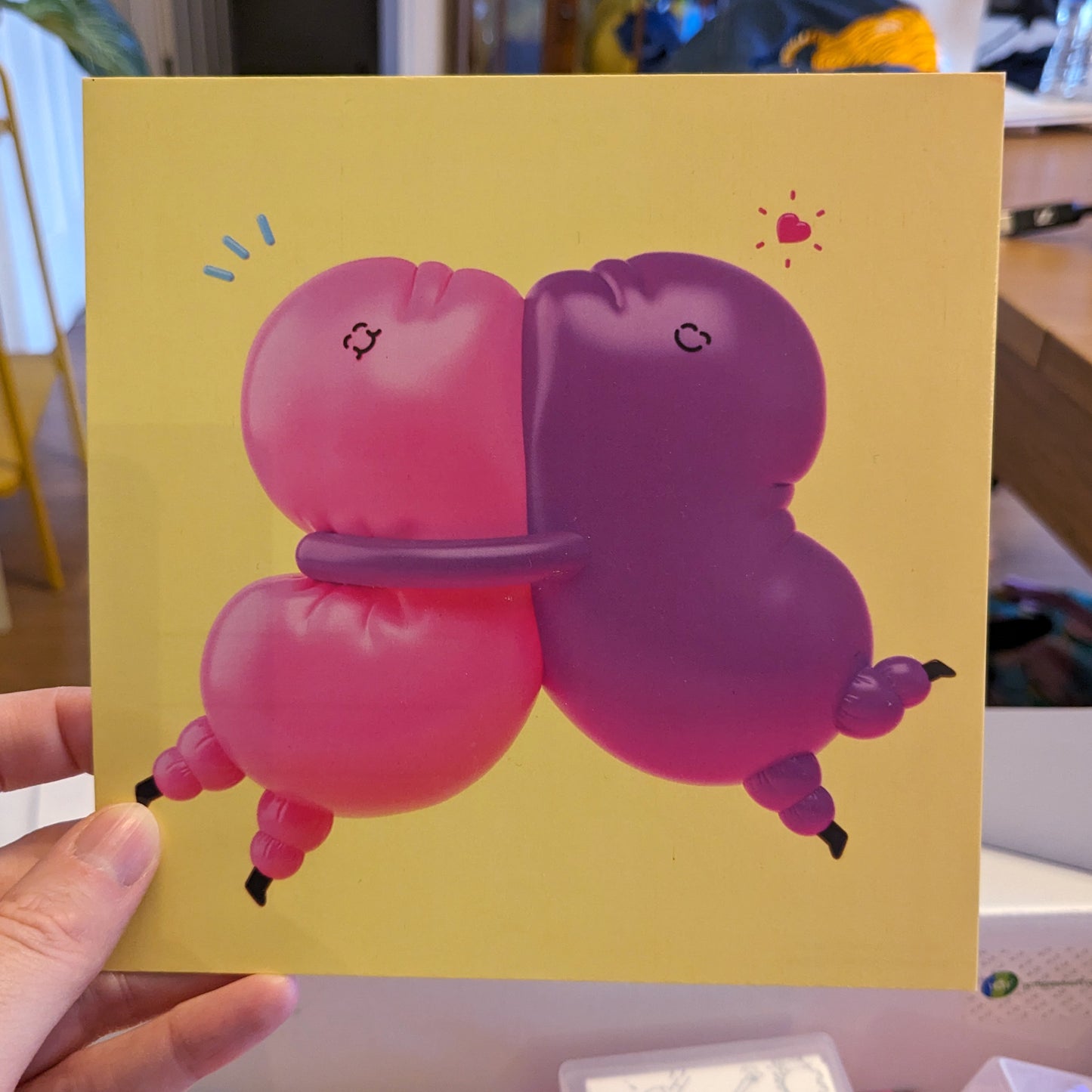 Big hug greeting card