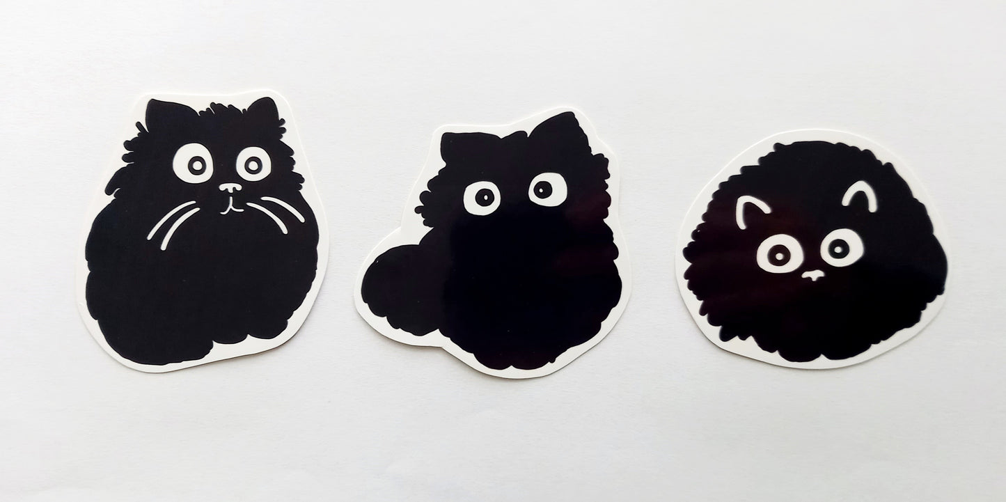 Black Cat Sticker Packs