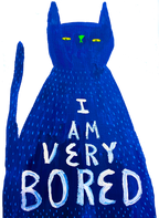 I Am Very Bored Sticker