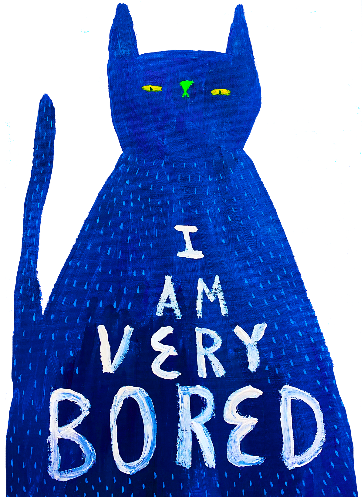 I Am Very Bored Sticker