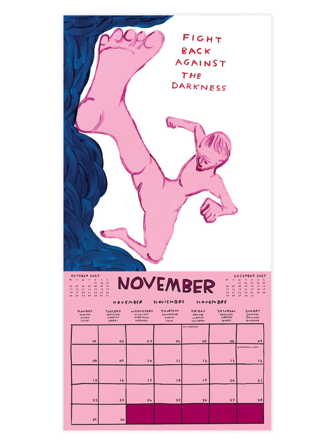 Official and Exclusive David Shrigley 2027 Calendar - PRE-ORDER