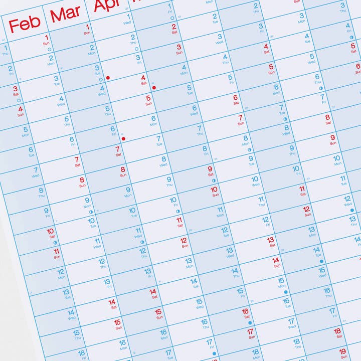 2026 Year Planner - Classic Portrait View