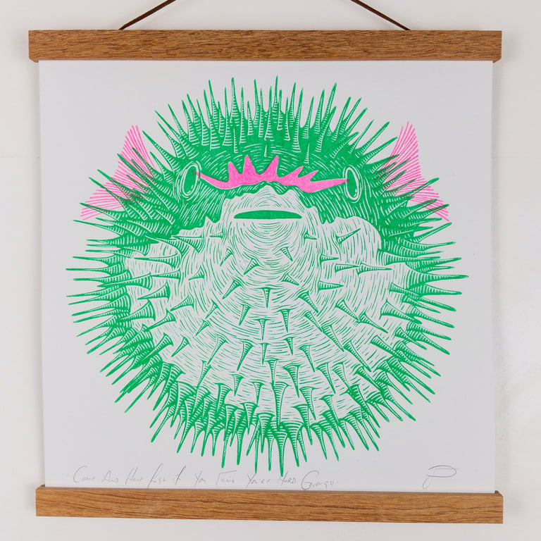 Come And Have Fugu If You Think You’re Hard Enough - Riso