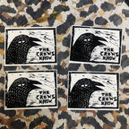 The Crows Know (Hand-made lino prints)