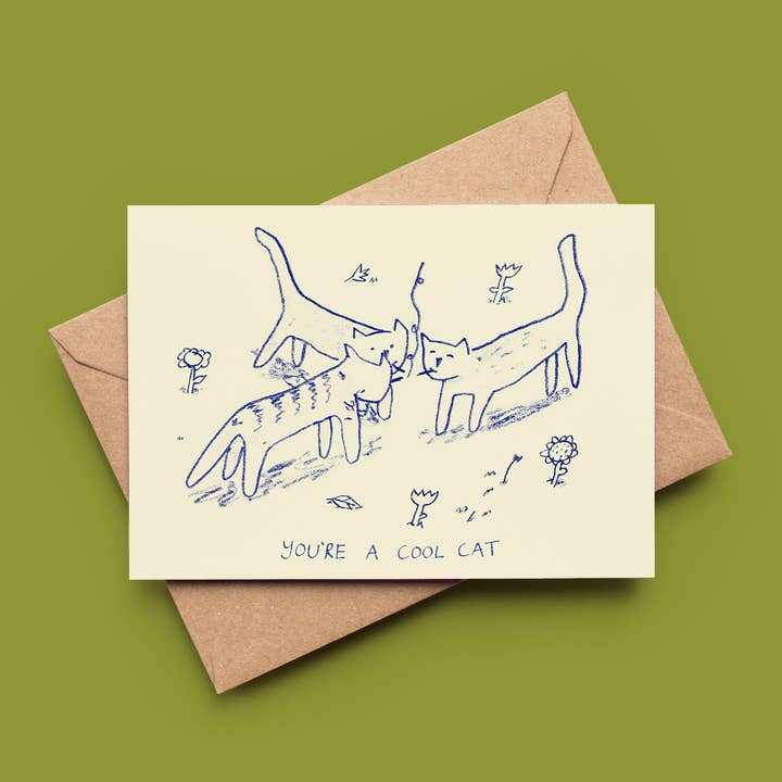 You're A Cool Cat Card