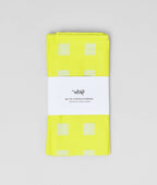 Squares Yellow/Soft Aqua Napkin Set