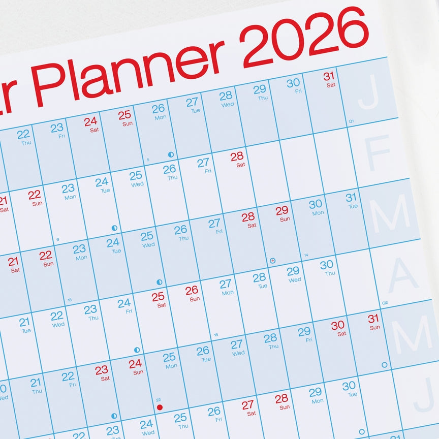 2026 Year Planner - Classic Landscape View