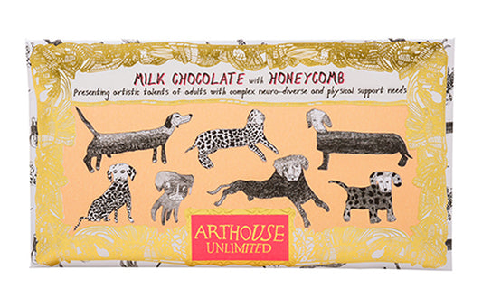 Dogs Milk Chocolate with Honeycomb