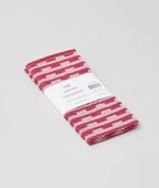 Stripes Burgundy/Natural Napkin Set