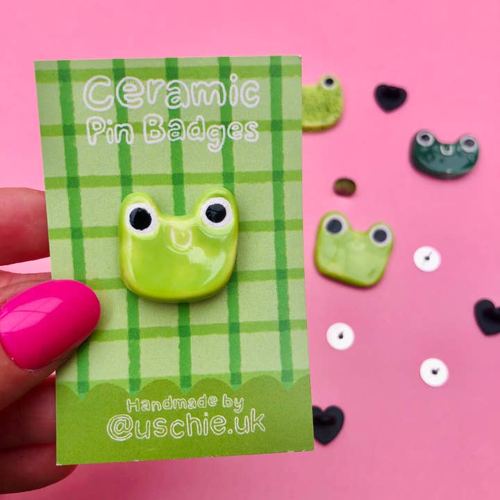 Froggo Ceramic Pins