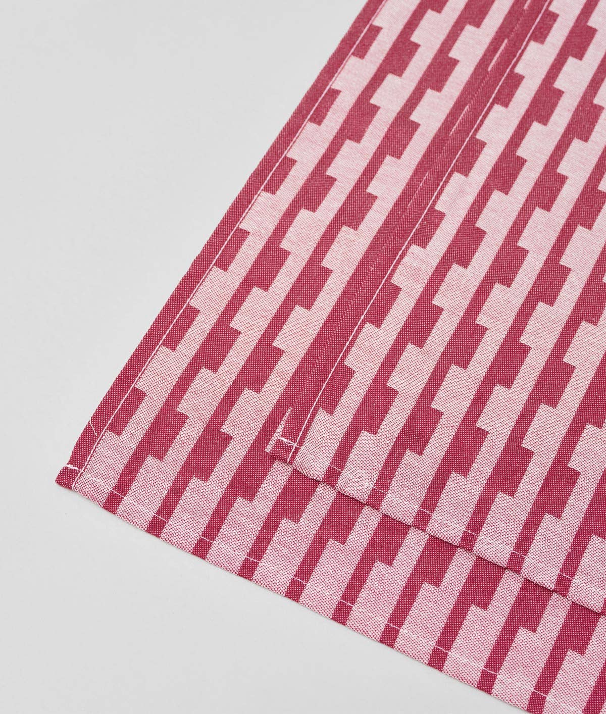 Stripes Burgundy/Natural Napkin Set