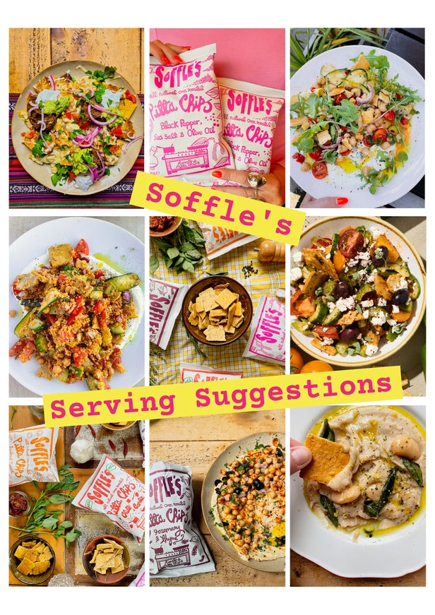 Black Pepper, Sea Salt, & Olive Oil  Pitta Chips