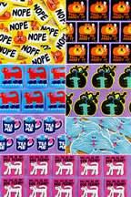 YUK FUN Sticker Selection