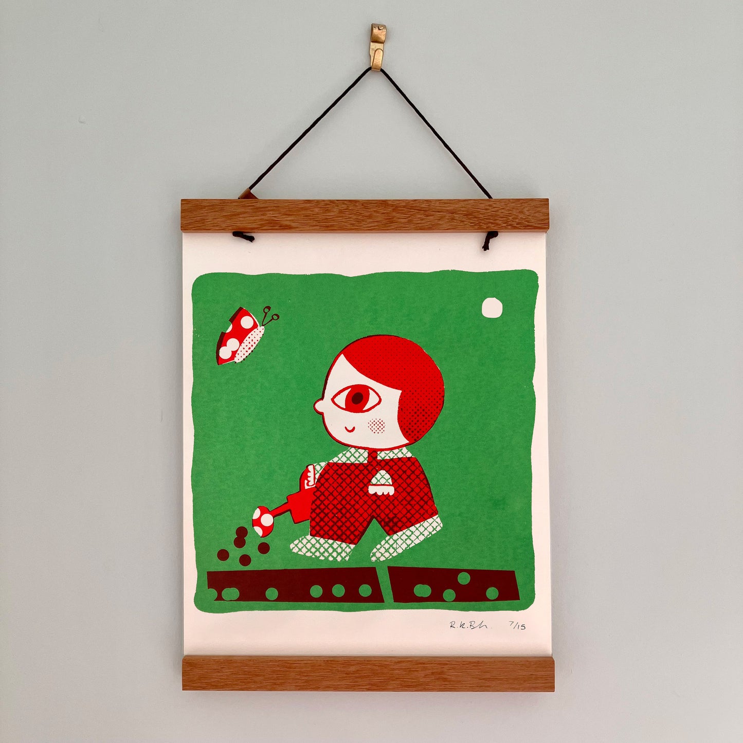 Little Gardener Screen Print