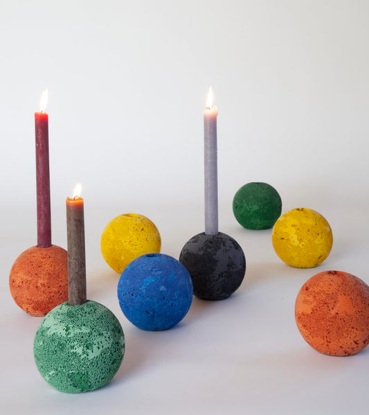 Globe Candleholders