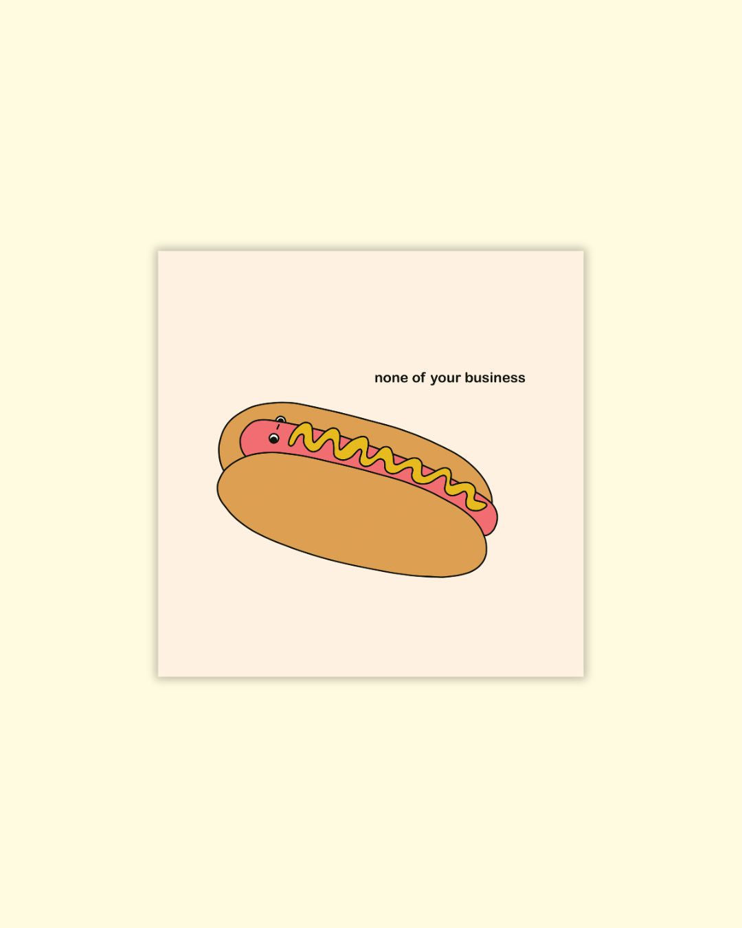 Hot Dog Sticker