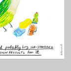 The Ruby-Throated Hummingbird Print