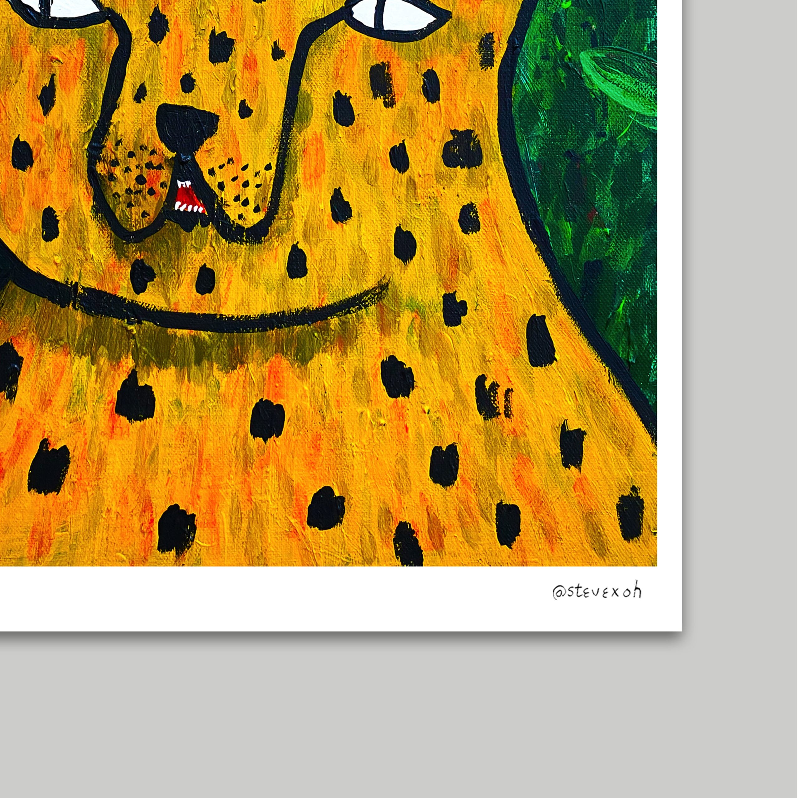 I run very fast (Large limited edition print)