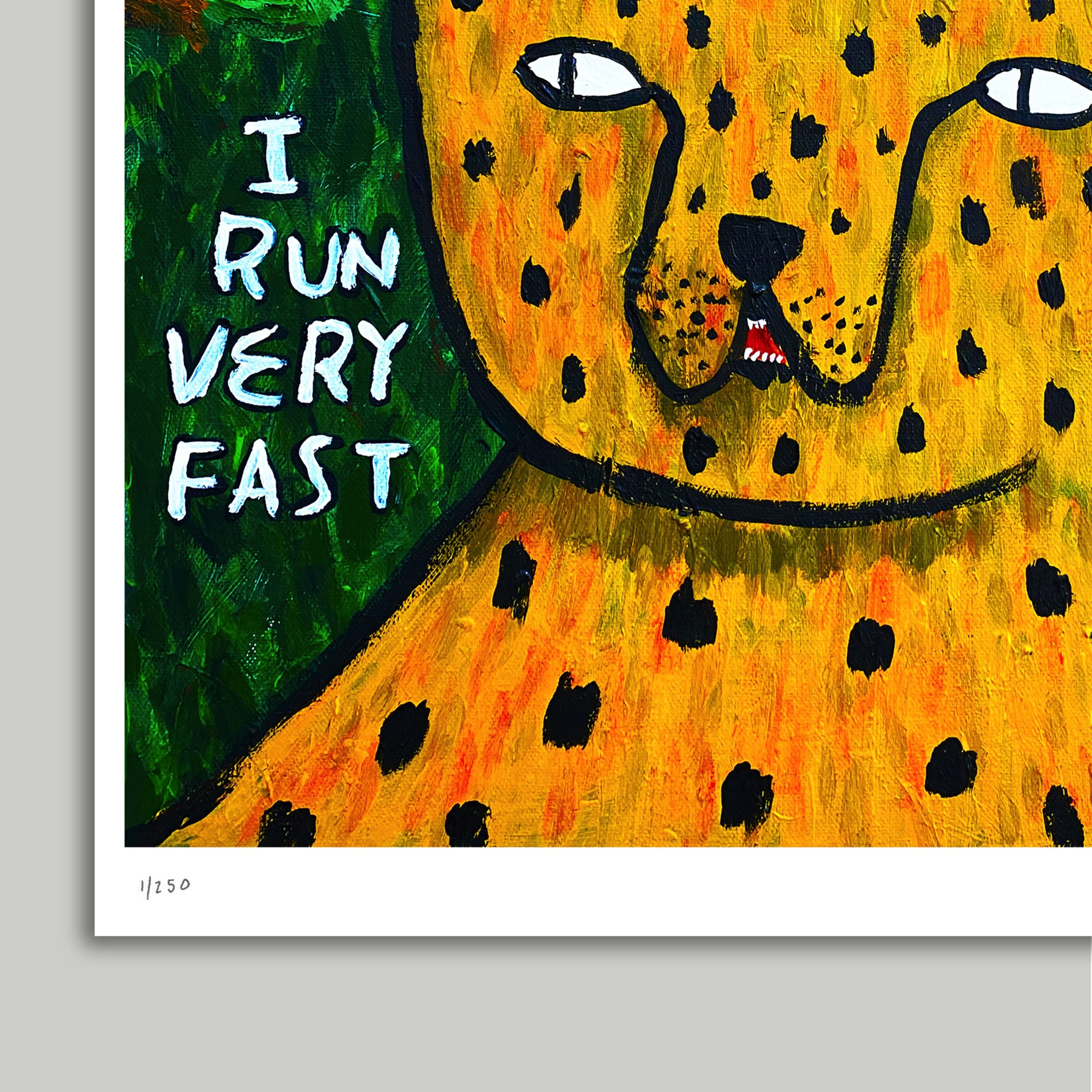 I run very fast (Large limited edition print)