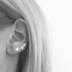 Silver star & moon studs-Neighbourhood Store 