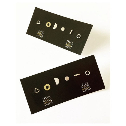 Mix and match 6 stud earrings set-Neighbourhood Store 