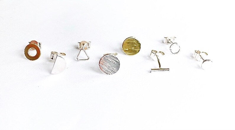 Mix and match 8 stud earrings set