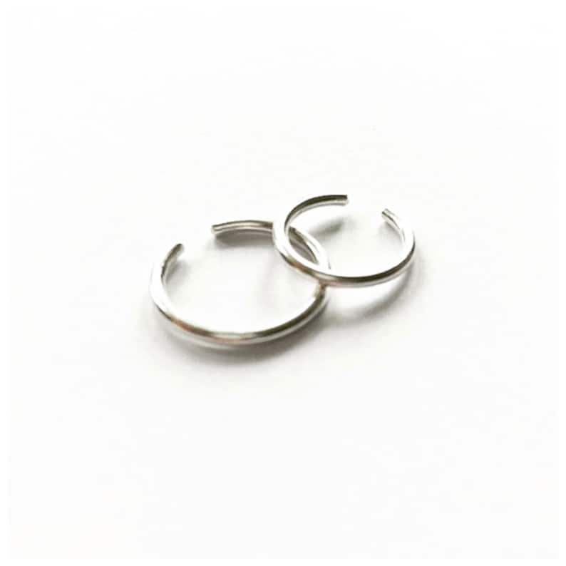 Sterling silver ear cuff pair