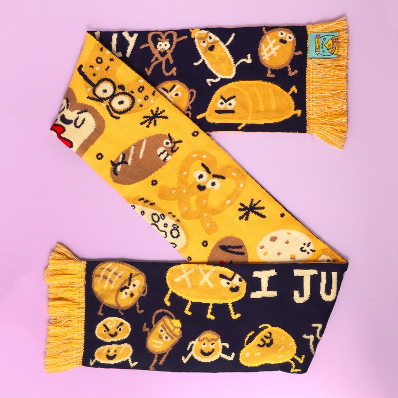 I Just Really Love Bread Scarf-Neighbourhood Store 