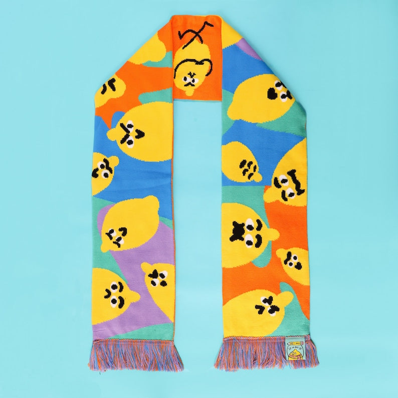 Lemotional Lemon Scarf V2-Neighbourhood Store 