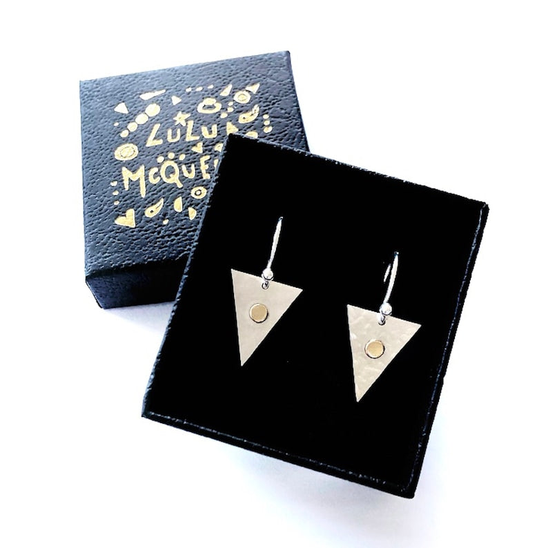 Triangle Dangle Earrings