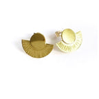 Brass Art Deco Studs