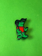 Turnip  + Bramble The Frog Pin