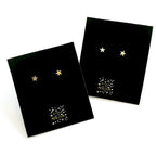 Tiny Hammered Star Studs