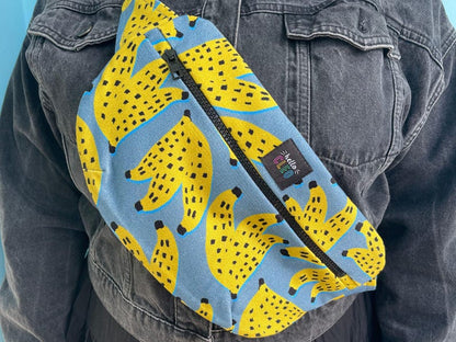 Bananas Denim Bum Bag